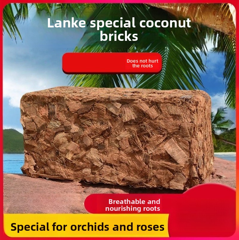 Coconut Coir Brick with Organi - Substrate Coconut Fiber review and price
